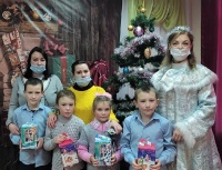 "Поздравление от Снегурочки" 