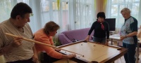 Обучение навыкам настольных игр «Новус» и «Шашки – вышибашки»