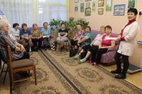 Лекция в «Школе безопасности для граждан пожилого возраста» на тему «Сахарный диабет»