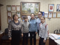 "День российской печати в редакции районной газеты "Приволжская новь" 